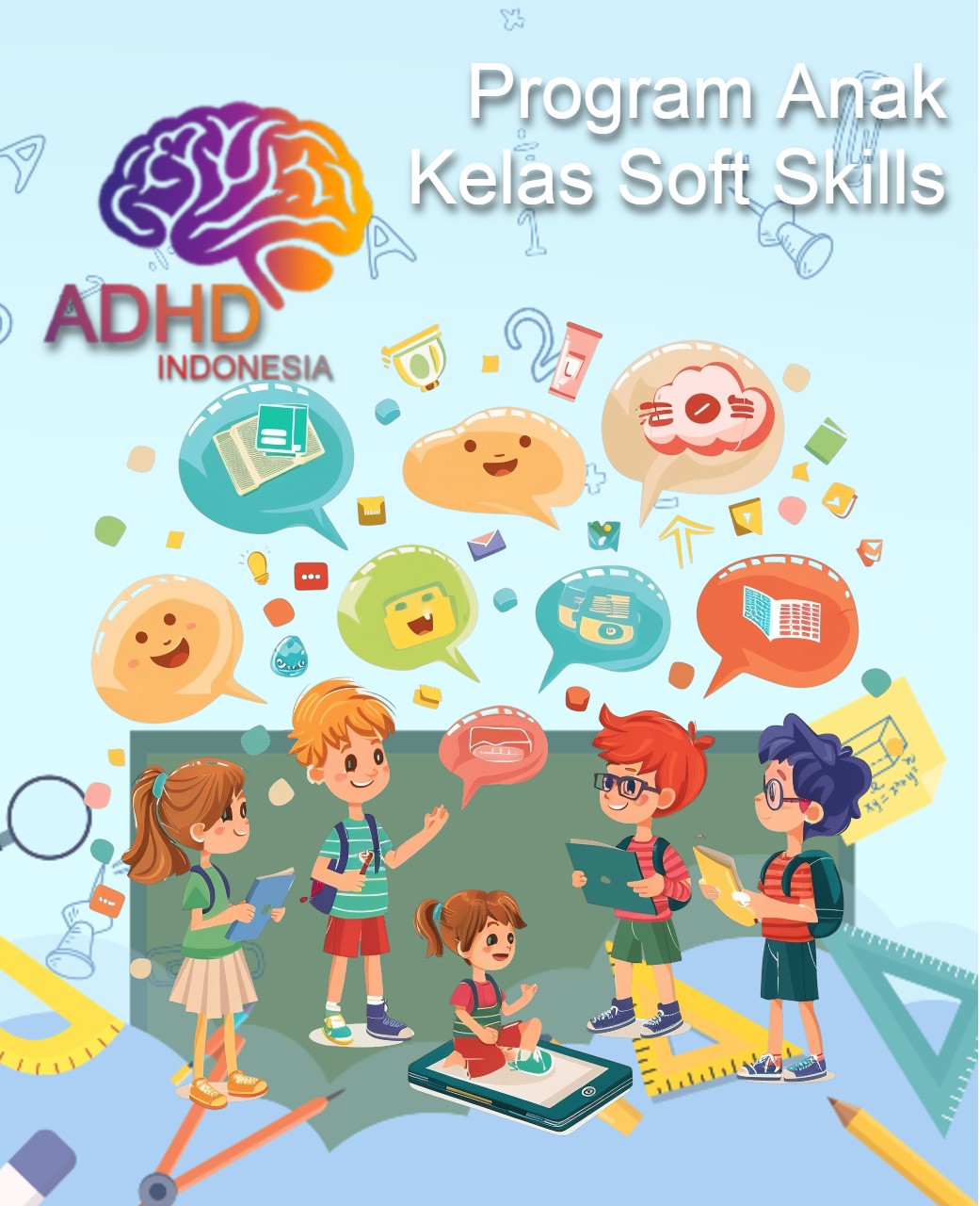 Program ADHD Indonesia Kabupaten Dogiyai Kelas Soft Skills Anak ADHD